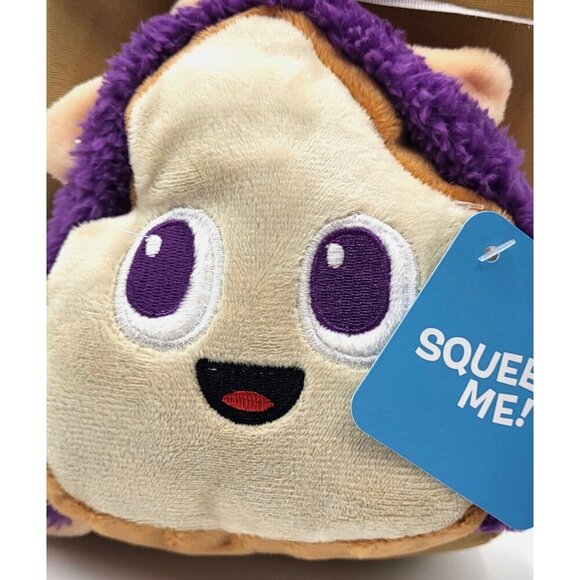 BarkBox Bark To School Plush Squeaky Crinkly Tug & Shake 2 in 1 Dog Toy 6" ~ NWT - Picture 3 of 5